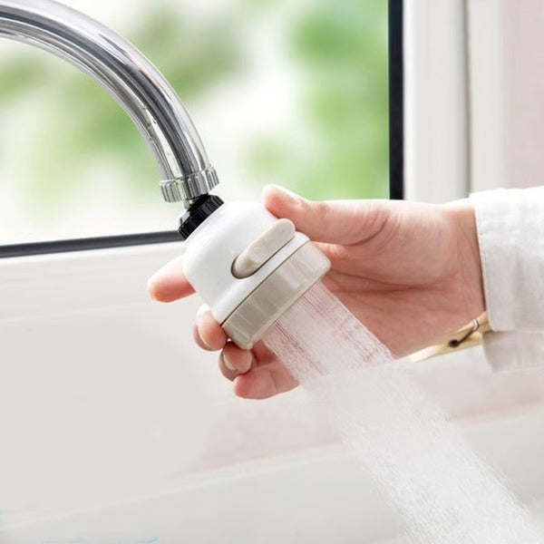 Adjustable Faucet Sprayer Head with 360 Degree Rotation and Jet Shower Modes All Vera Mart