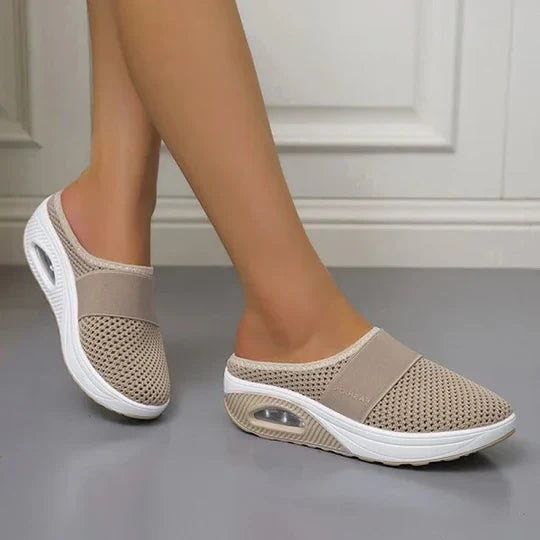 Wedge Sandals with Arch Support and Mesh Upper for Extended Walking All Vera Mart