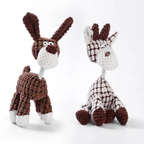 Chew Resistant Plush Dog Toy with Built-in Squeaker and Velvet Shell All Vera Mart