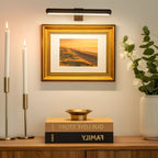 Wall Mount LED Picture Light with 360-Degree Rotation and Stepless Dimming All Vera Mart