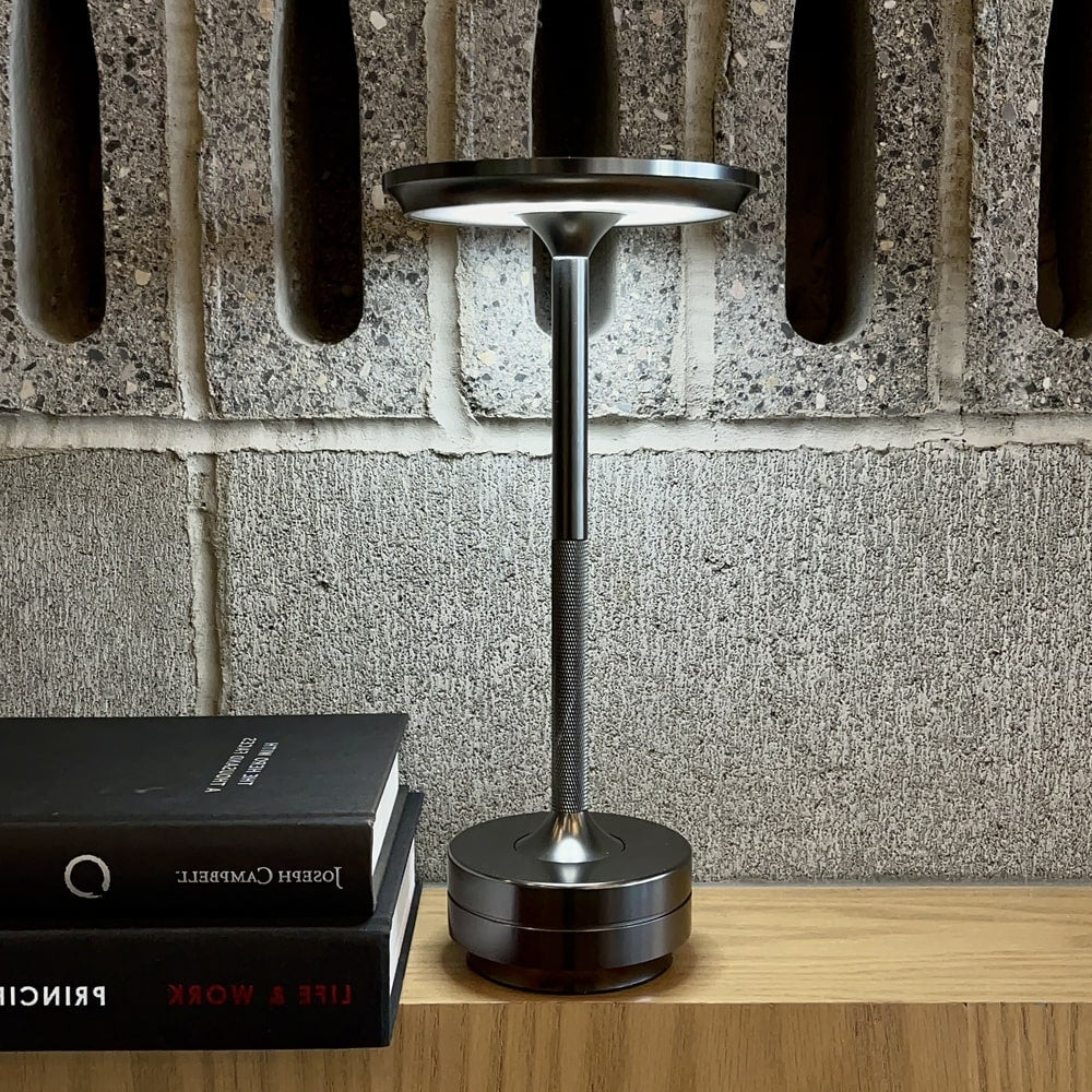 Rechargeable Table Lamp with Four Dimming Levels and Three Color Temperatures All Vera Mart