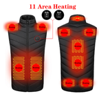 Thermal Heated Vest with Three Carbon Fiber Zones and 12 Hour Runtime for Cold Weather