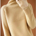 Cashmere Turtleneck Sweater with Fine Gauge Knit and Tailored Fit, Lightweight Insulation All Vera Mart