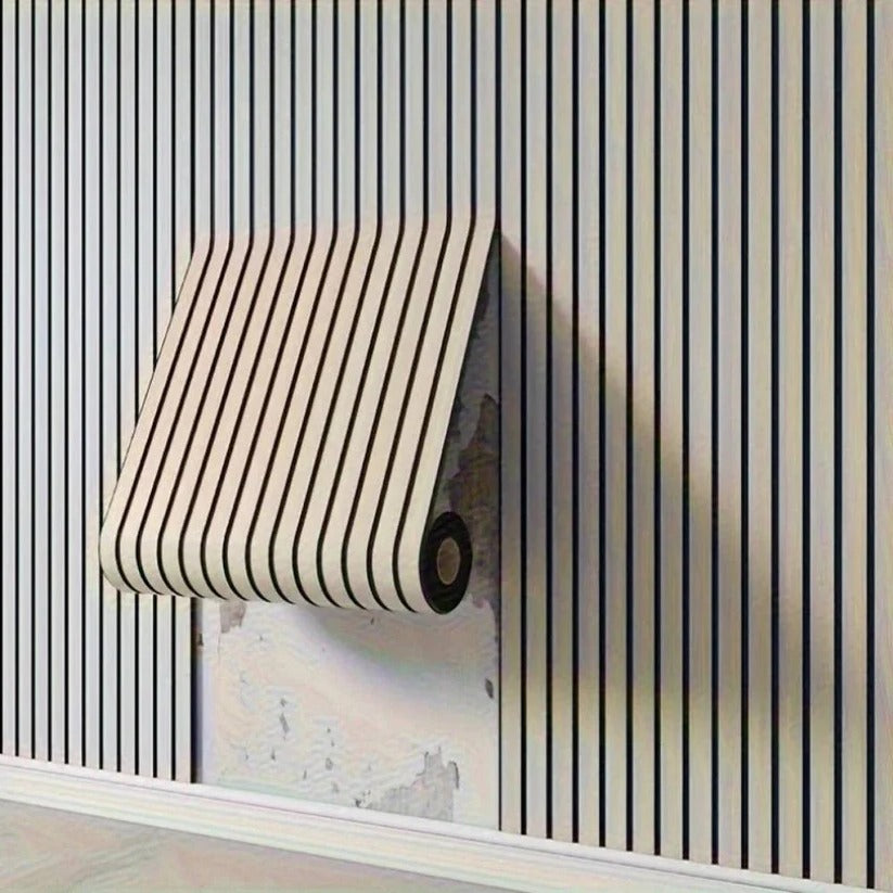 Self Adhesive Wall Panels with Raised Wood Grain Texture and Sound Dampening, Water Resistant All Vera Mart