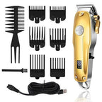 Hair Clipper Set with Outliner Trimmer and Foil Shaver, Cordless Rechargeable All Vera Mart