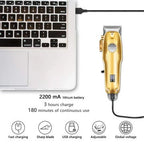 Hair Clipper Set with Outliner Trimmer and Foil Shaver, Cordless Rechargeable All Vera Mart