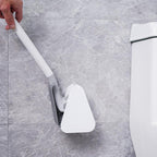 Wall Mount Toilet Brush with Deep Cleaning Bristles and Adhesive Holder All Vera Mart