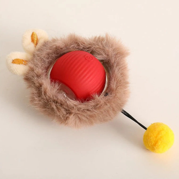 Interactive Dog Ball with Random Bounce and Removable Tail, Battery Operated All Vera Mart