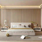 Self Adhesive Wall Panels with Raised Wood Grain Texture and Sound Dampening, Water Resistant All Vera Mart