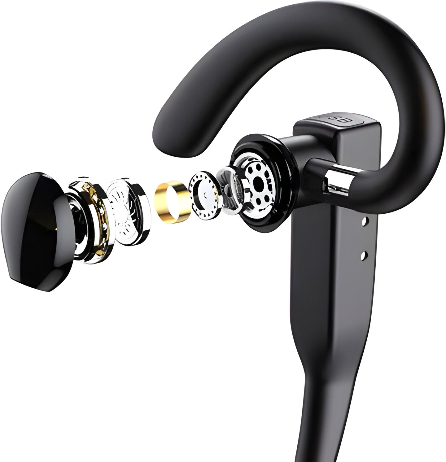 Bluetooth Headset with Dual Noise-Filtering Mics and Dual Phone Pairing All Vera Mart