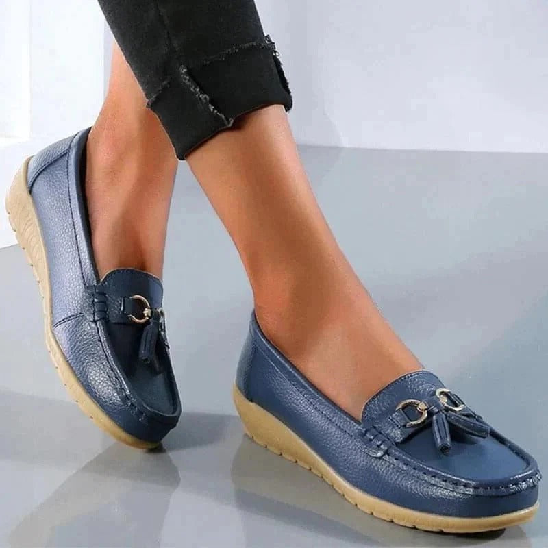 Women's Slip On Loafers with Contoured Insoles and Ventilated Upper All Vera Mart