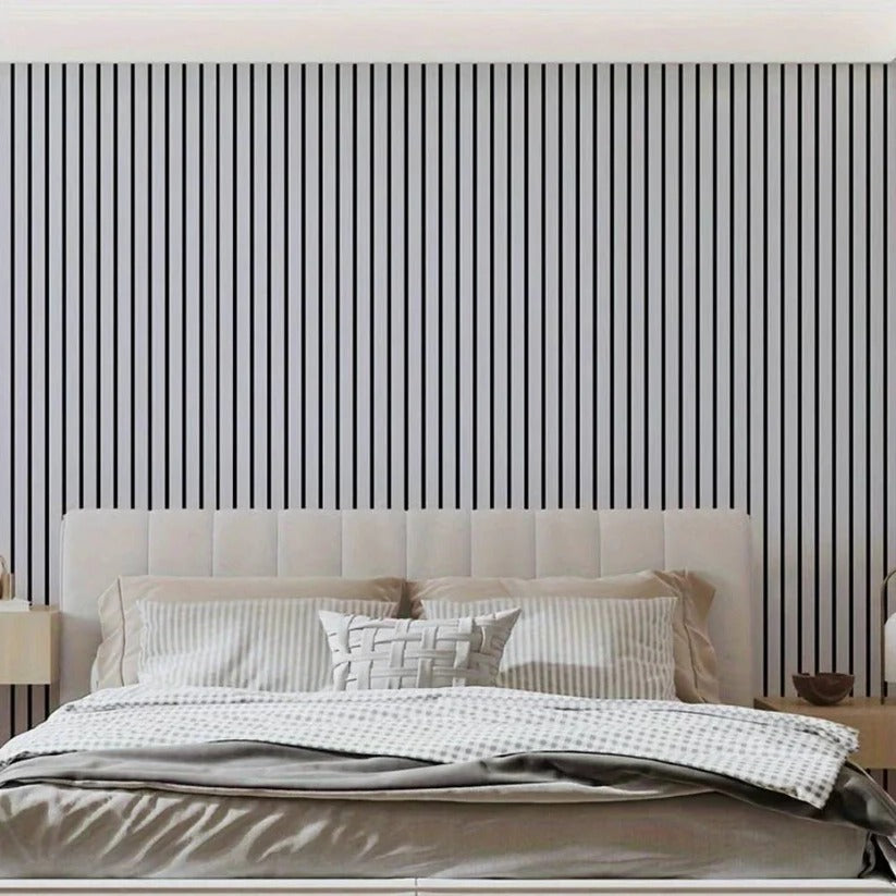 Self Adhesive Wall Panels with Raised Wood Grain Texture and Sound Dampening, Water Resistant All Vera Mart