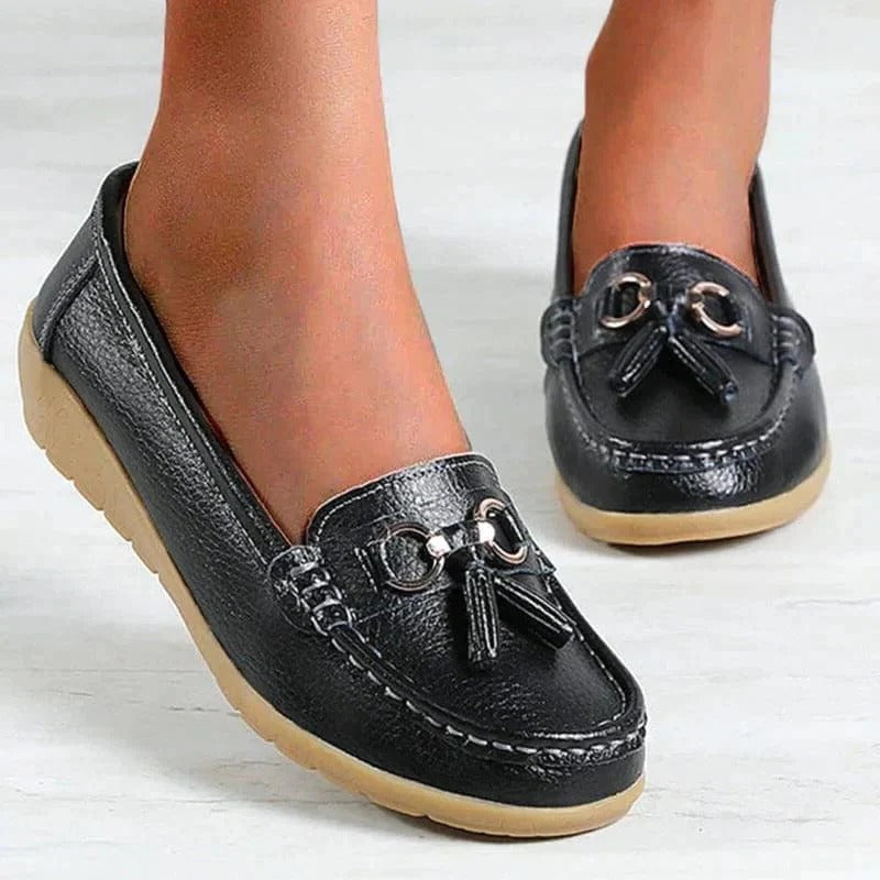 Women's Slip On Loafers with Contoured Insoles and Ventilated Upper All Vera Mart