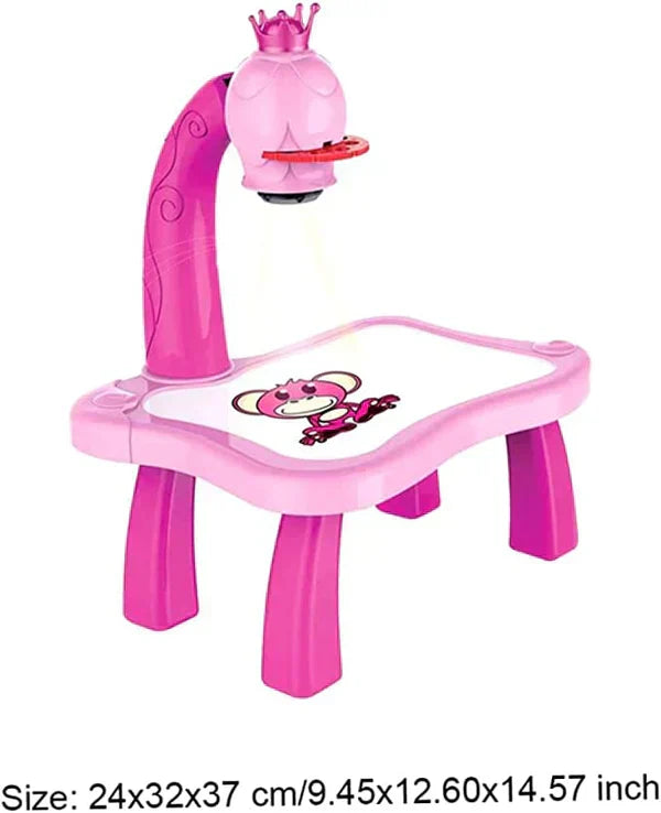 Drawing Projector with LED Light and Reusable Board, Multiple Pattern Slides All Vera Mart