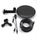 Outdoor HDTV Antenna with Extended Range Reception and Weather Resistant Housing All Vera Mart