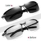 Photochromic Polarized Sunglasses with UV400 Protection and Auto-Tinting Lenses All Vera Mart