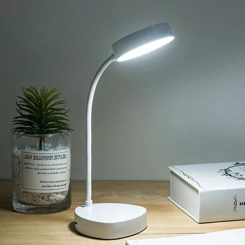 Adjustable Reading Lamp with Touch Control and Flexible Arm, Soft White LED All Vera Mart