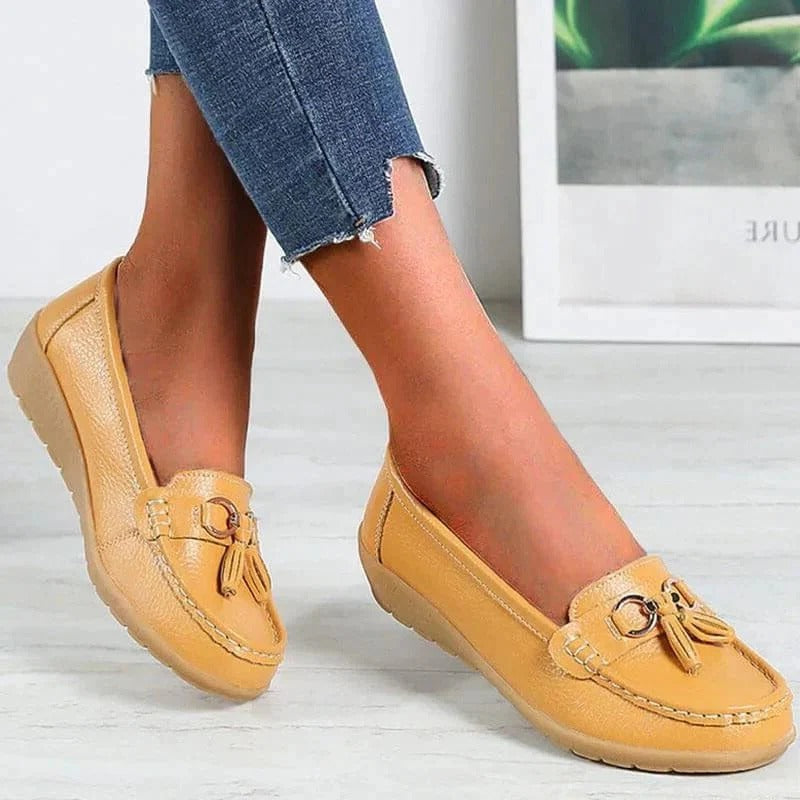 Women's Slip On Loafers with Contoured Insoles and Ventilated Upper All Vera Mart