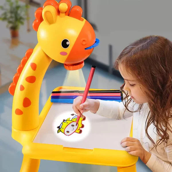 Drawing Projector with LED Light and Reusable Board, Multiple Pattern Slides All Vera Mart