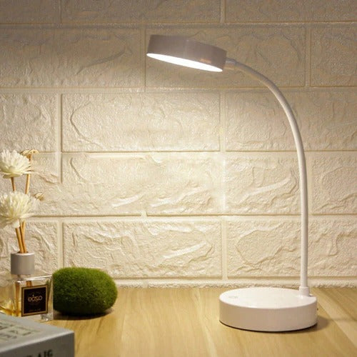 Adjustable Reading Lamp with Touch Control and Flexible Arm, Soft White LED All Vera Mart