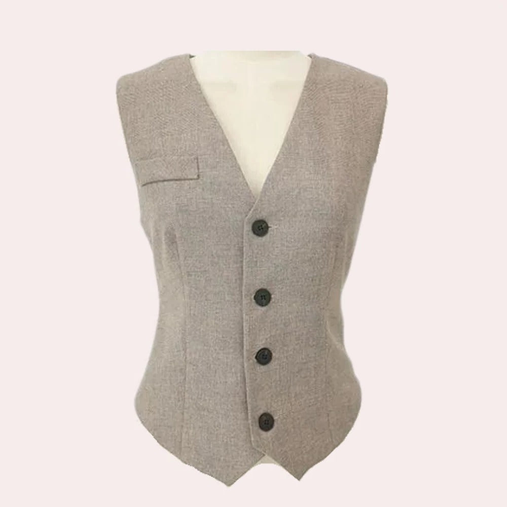 Women's Three Piece Suit Set with Blazer and Tailored Trousers, Waistcoat All Vera Mart