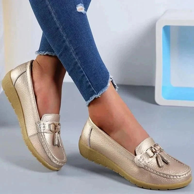 Women's Slip On Loafers with Contoured Insoles and Ventilated Upper All Vera Mart