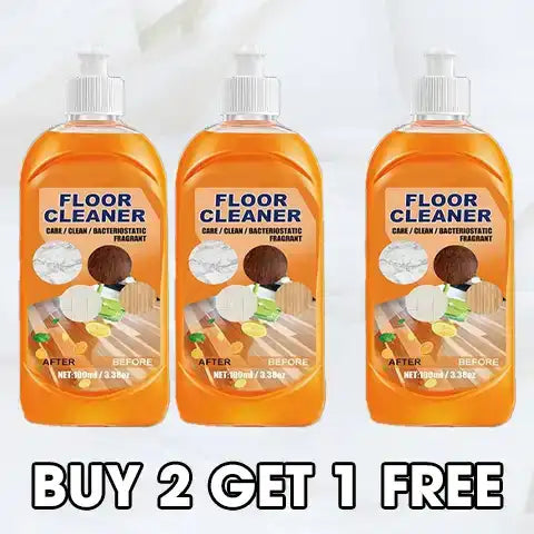 Lemon Floor Cleaner Concentrate with Plant-Based Surfactants for Multi-Surface Use, 3.38 oz All Vera Mart