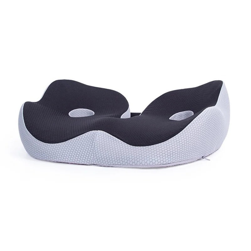 Ergonomic Seat Cushion with Memory Foam and Adjustable Straps for Office, Car, Wheelchair All Vera Mart