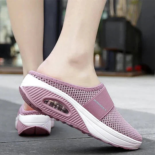 Wedge Sandals with Arch Support and Mesh Upper for Extended Walking All Vera Mart