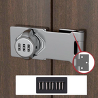Combination Cabinet Lock with Three Digit Code and Resettable Dials All Vera Mart