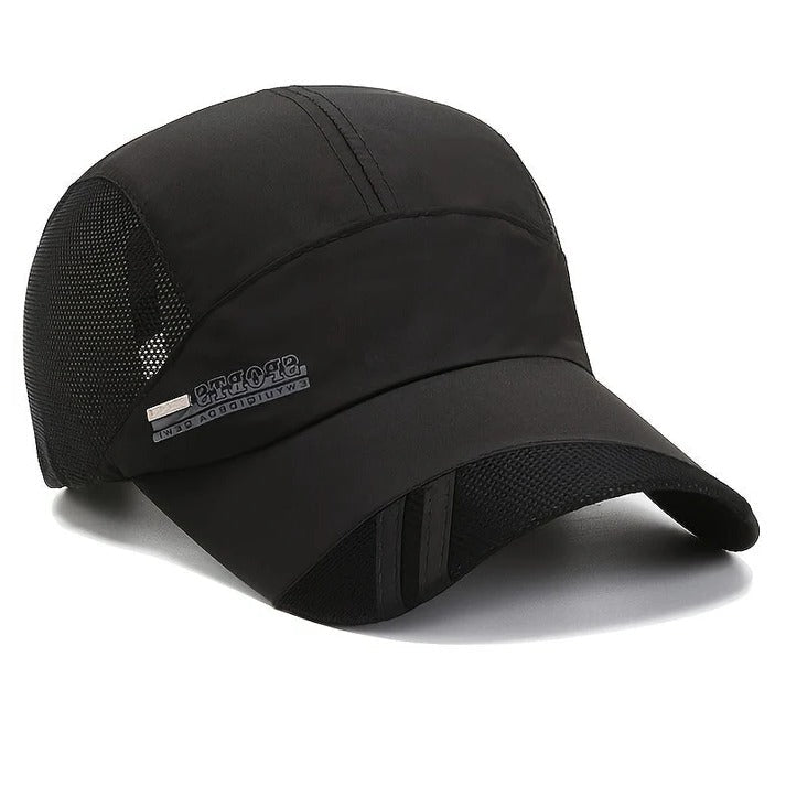 Moisture-Wicking Sports Cap with Breathable Mesh and Adjustable Strap All Vera Mart