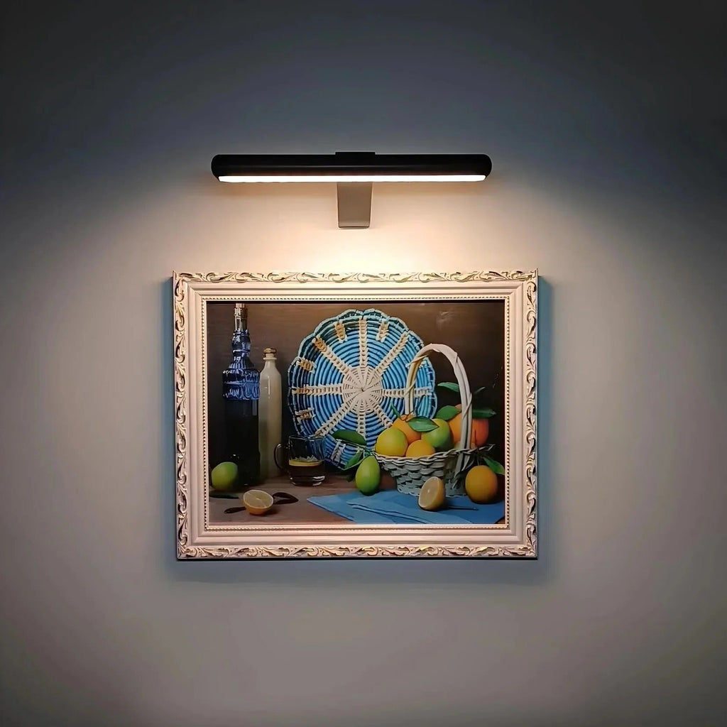 Wall Mount LED Picture Light with 360-Degree Rotation and Stepless Dimming All Vera Mart