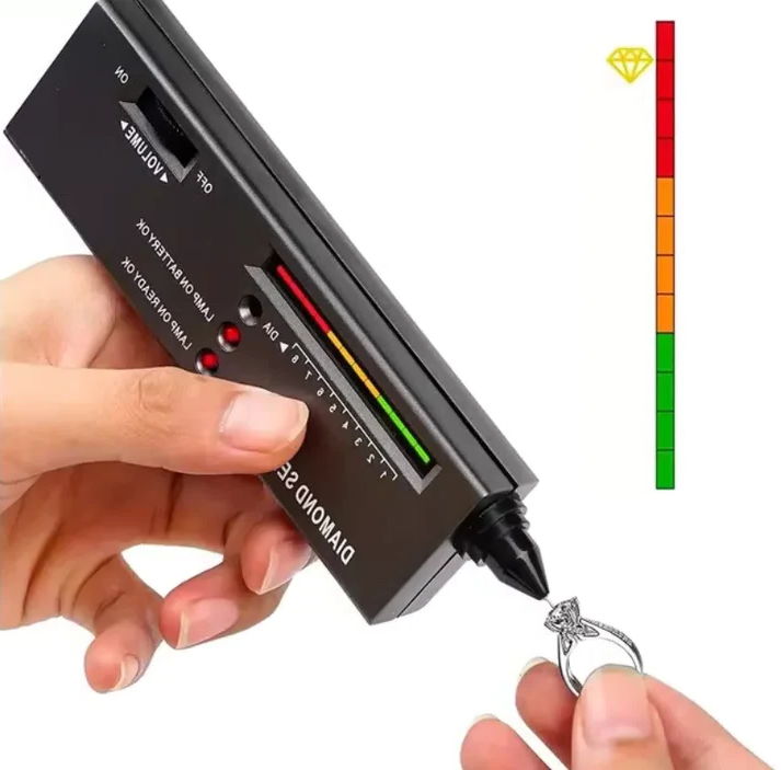 Gemstone Authenticity Tester with LED Display and Audio Alert, Carry Case Included All Vera Mart