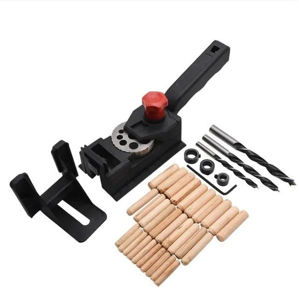 Drill Bit Guide with 90 Degree Angle Lock and Adjustable Depth Control All Vera Mart
