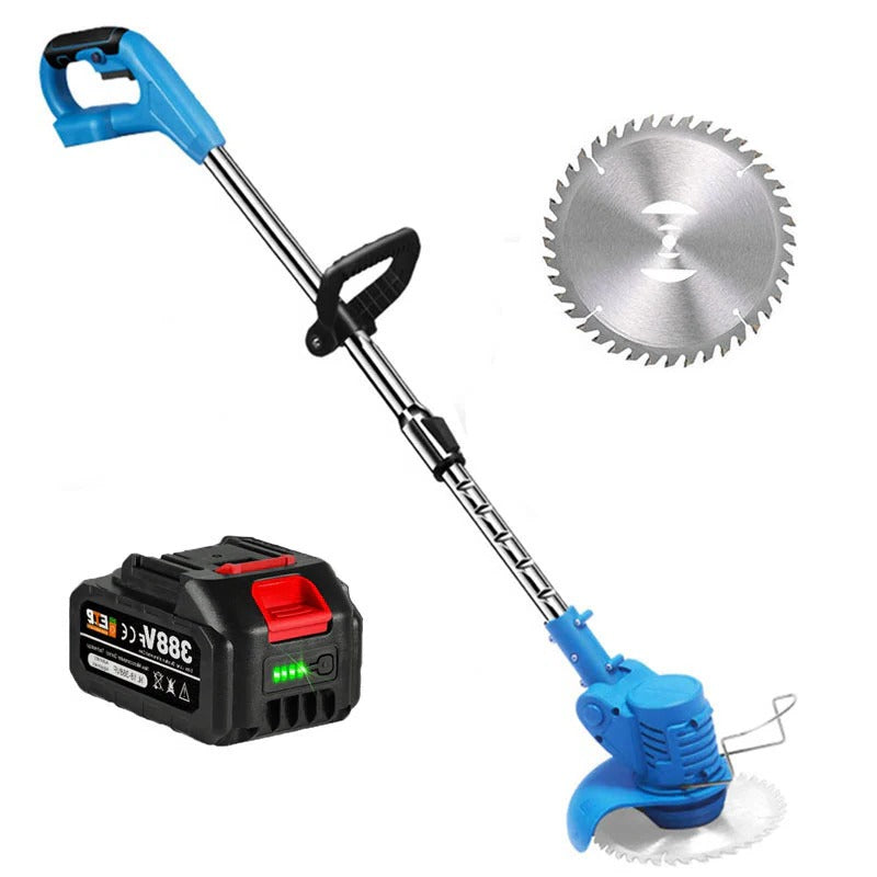 Cordless Lawn Trimmer with 24V Motor and Multi-Angle Head, Telescopic Handle All Vera Mart