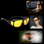 Polarized Night Driving Glasses with Extended Side Panels and Fit Over Design All Vera Mart
