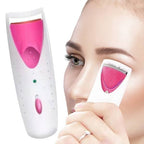 Heated Eyelash Curler with Silicone Pad and Battery Power, Fast Heat-Up All Vera Mart
