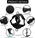 Cat Vest Harness with Reflective Strips and 1.5M Leash All Vera Mart
