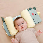 Adjustable Baby Head Pillow with 3D Mesh Ventilation and Buckwheat Husk Filling for Newborns 0-3 All Vera Mart