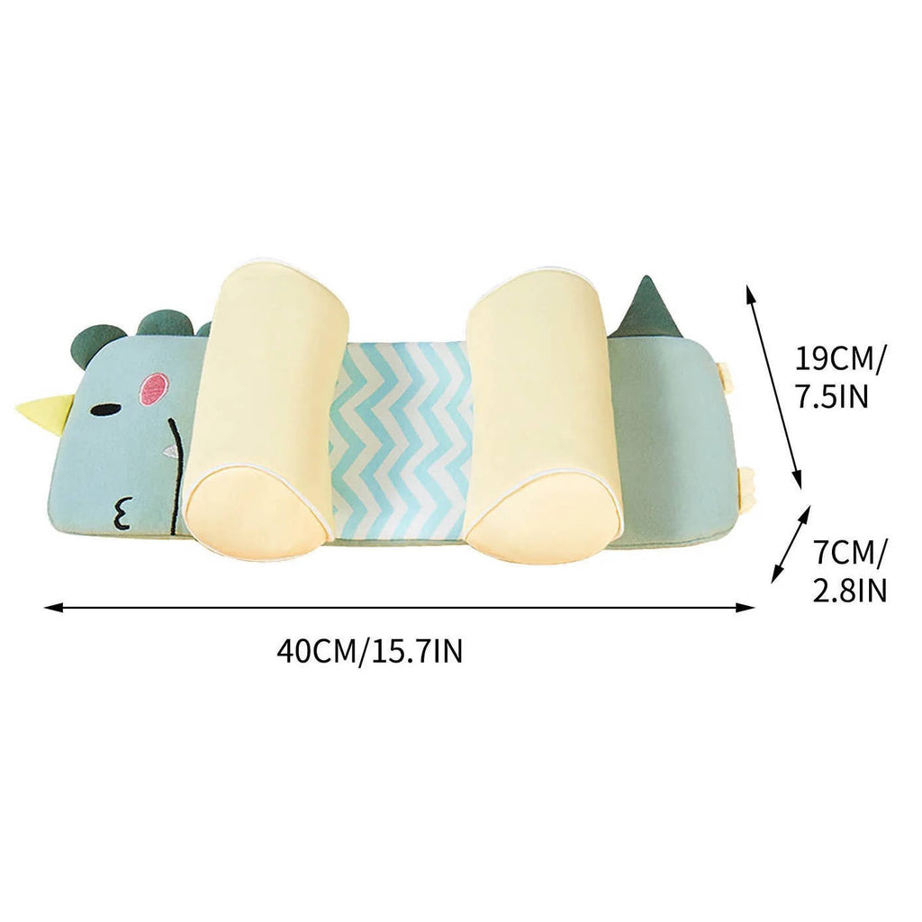Adjustable Baby Head Pillow with 3D Mesh Ventilation and Buckwheat Husk Filling for Newborns 0-3 All Vera Mart
