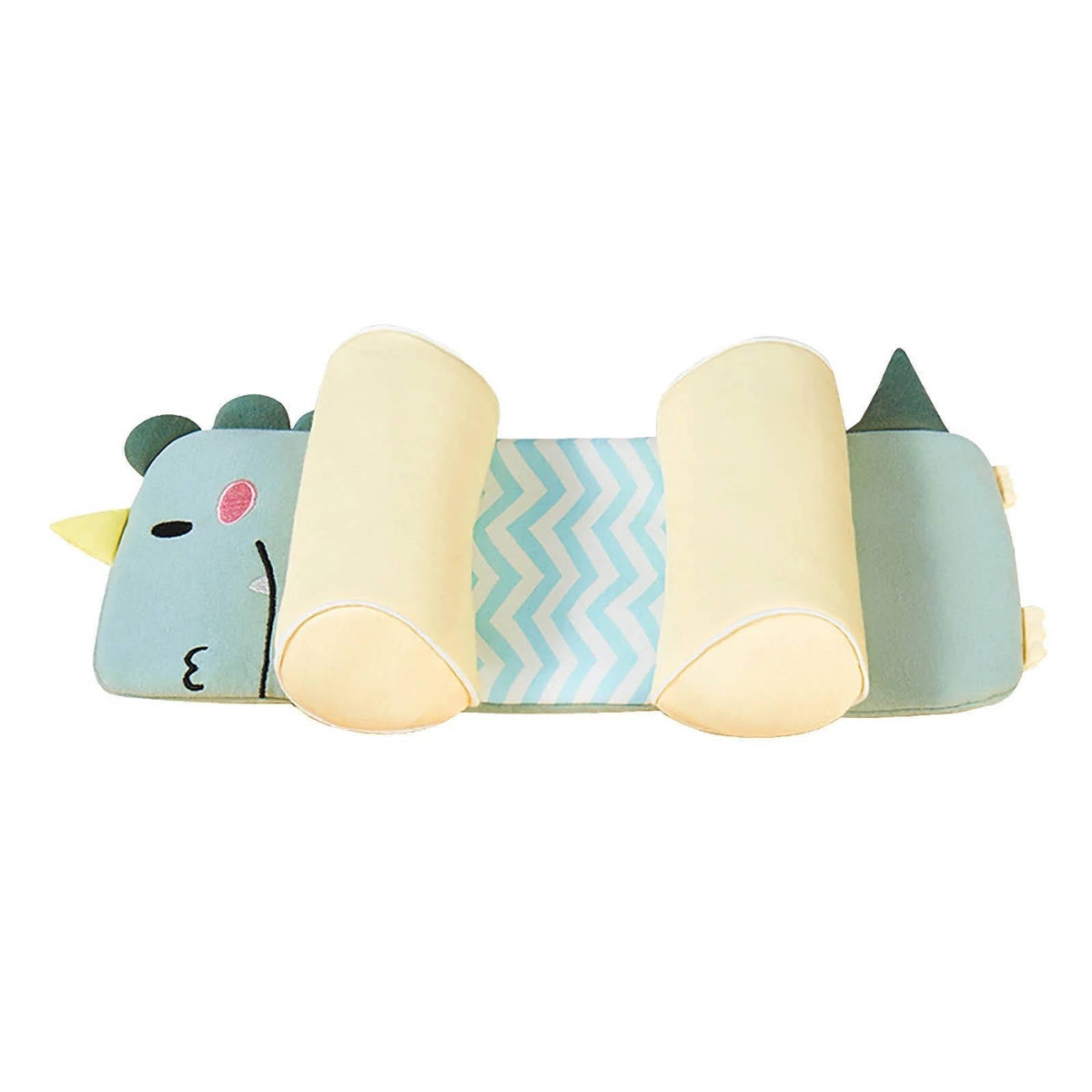 Adjustable Baby Head Pillow with 3D Mesh Ventilation and Buckwheat Husk Filling for Newborns 0-3 All Vera Mart