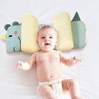 Adjustable Baby Head Pillow with 3D Mesh Ventilation and Buckwheat Husk Filling for Newborns 0-3 All Vera Mart