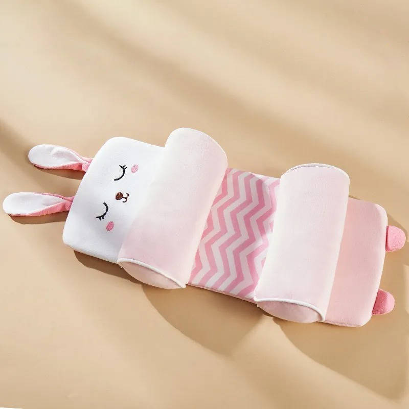 Adjustable Baby Head Pillow with 3D Mesh Ventilation and Buckwheat Husk Filling for Newborns 0-3 All Vera Mart