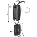 Vertical Bike Wall Mount with 150-Degree Swivel and Rubber-Coated Hook, 66lbs Capacity All Vera Mart