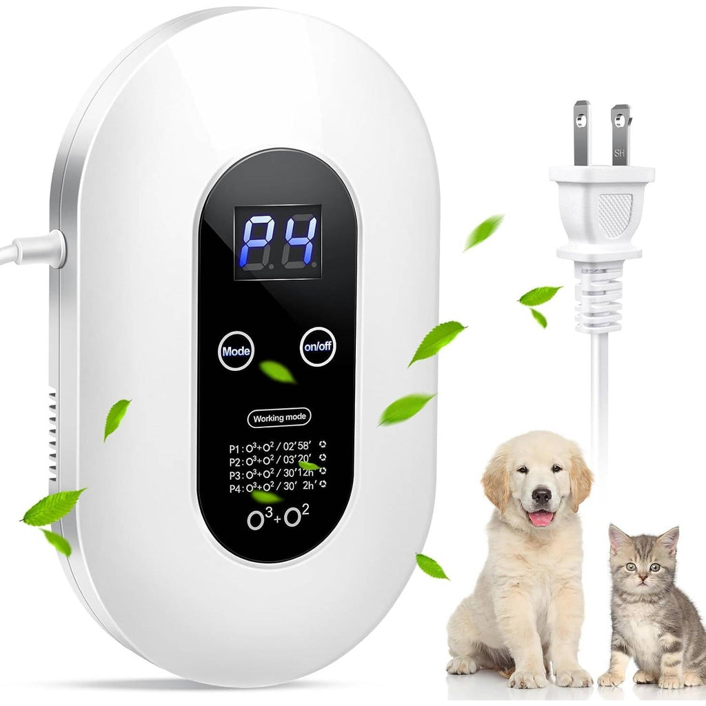 Ozone Pet Odor Eliminator with 4-Mode Cycles and Wall Mount for 430 sq ft All Vera Mart