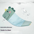 Adjustable Baby Head Pillow with 3D Mesh Ventilation and Buckwheat Husk Filling for Newborns 0-3 All Vera Mart