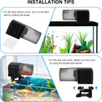 Smart Fish Feeder with App Control and Voice Commands, WiFi Enabled All Vera Mart