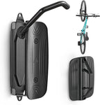 Vertical Bike Wall Mount with 150-Degree Swivel and Rubber-Coated Hook, 66lbs Capacity All Vera Mart