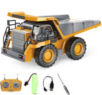 Remote Control Excavator with Three Motors and Metal Attachments for Kids All Vera Mart