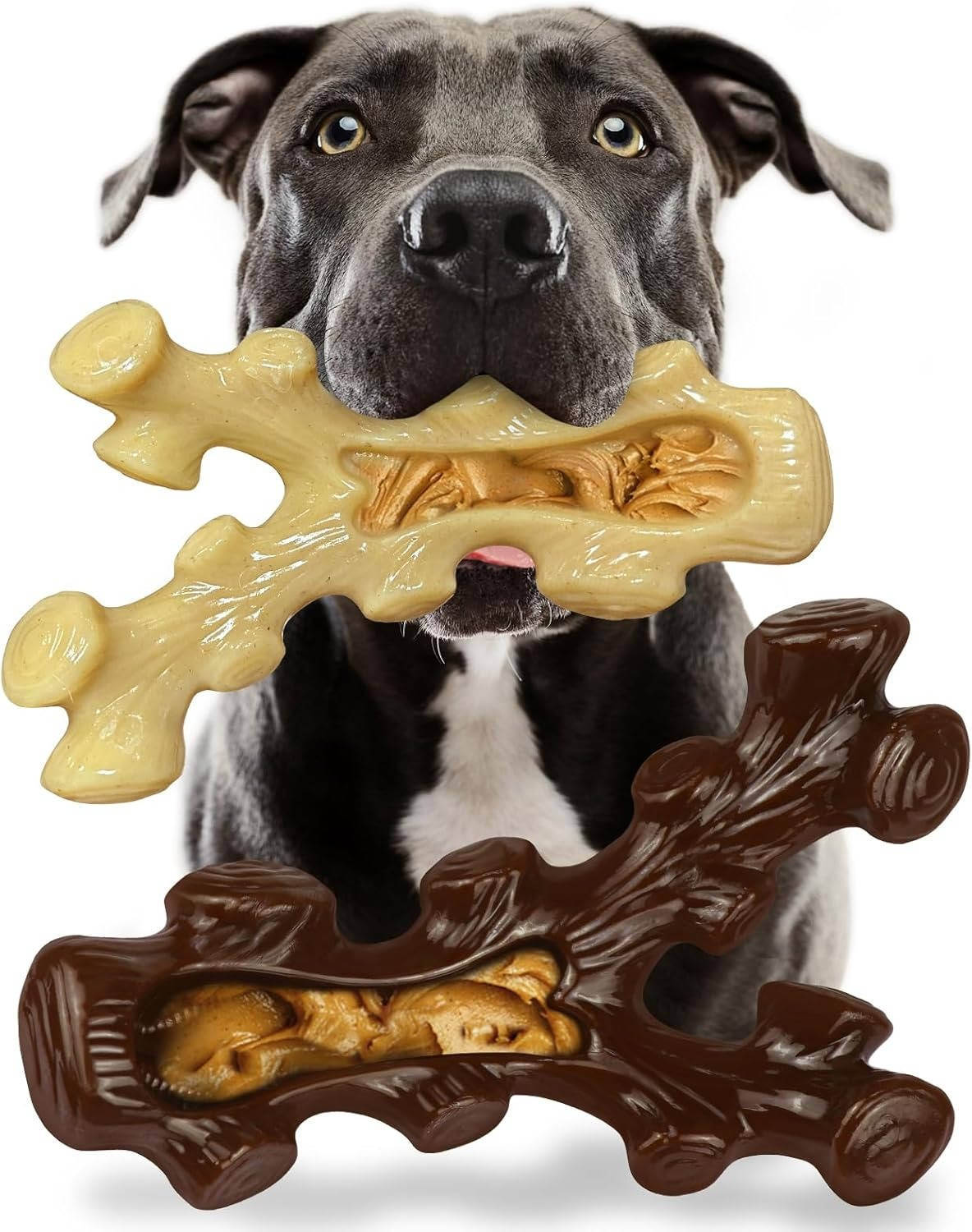 Nylon Chew Toys with Bacon and Maple Scents and Textured Grooves for Medium to Large Dogs All Vera Mart
